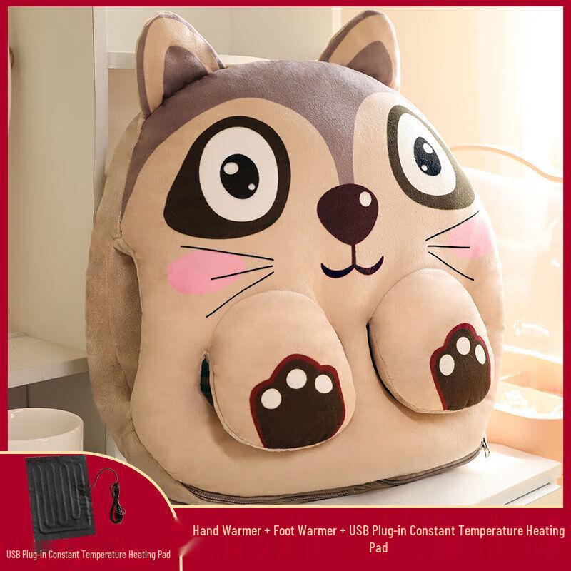 

Перезаряжаемая USB грелка для ног и рук Meow Bear