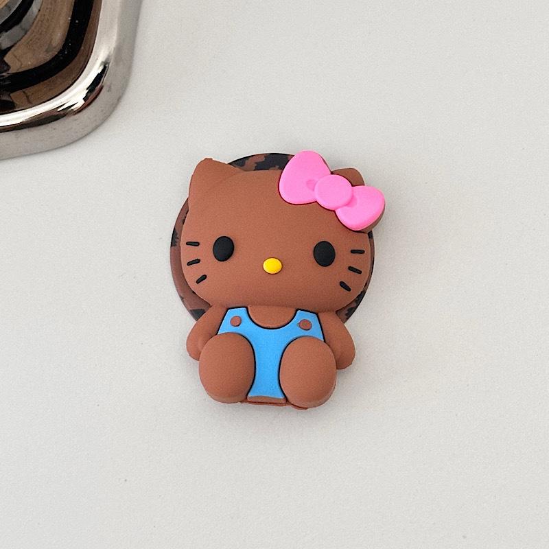

3D Cartoon Doll Magnetic Phone Stand with Strong Suction for MagSafe Phones - Desktop Accessory for Men & Women.