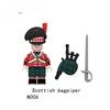 Napoleonic Wars Military Soldiers Building Blocks WW2 Mini Action Figures French British Fusilier Rifles Weapons Toys For Kids