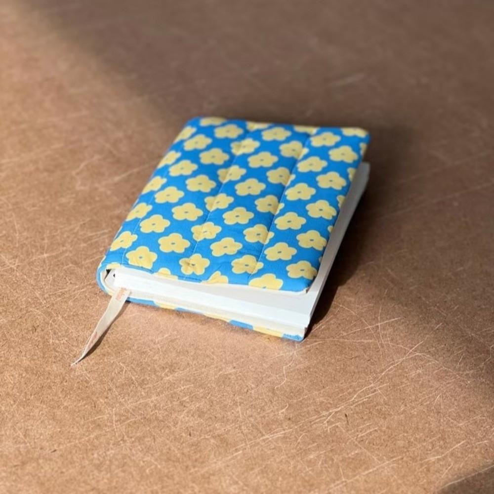 Lightweight Fabric Book Cover Floral Design Fabric Book Sleeve Notebook Protector  for Book Lovers