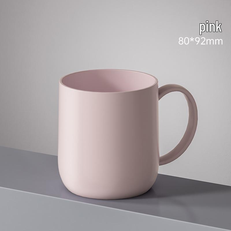 Stylish Solid Color Toothbrush & Mouthwash Cup - Ideal for Couples, Dorms, and Home Use