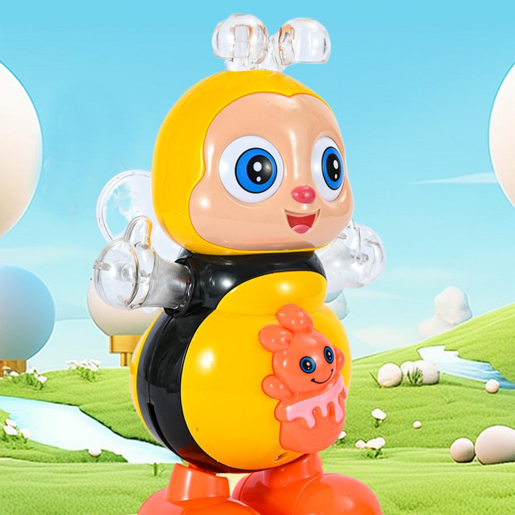 Electric Dancing Bee Musical Toy Funny Early Educational Toy Music Sensory Toys for Kids Birthday Children's Day Gift