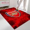 Arsenal logo Carpet Rug for Living Room Bedroom Home Sofa Decoration,Kids play Nonslip Floor Mat