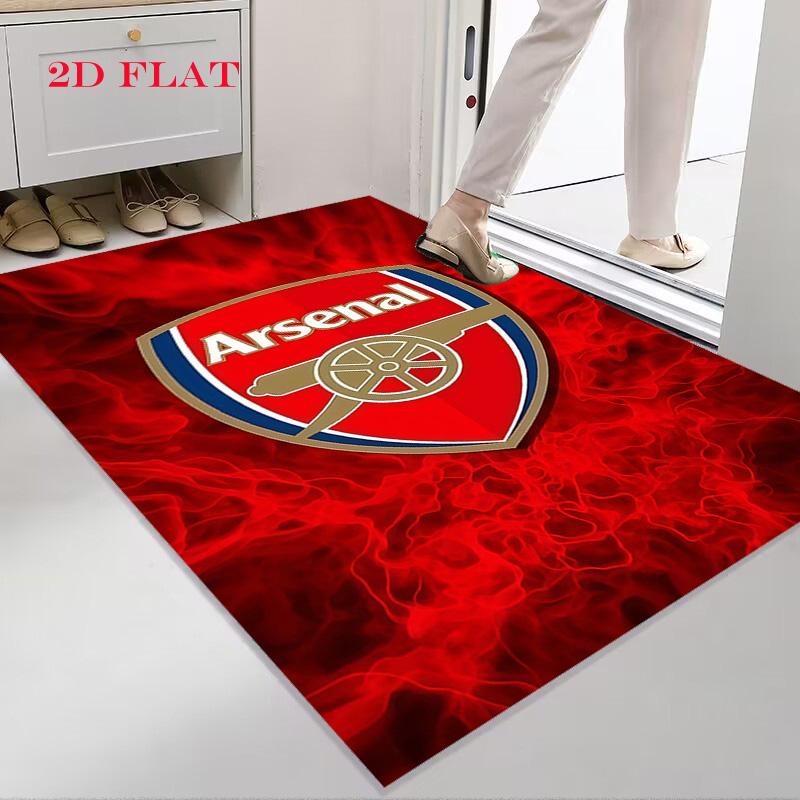 Arsenal logo Carpet Rug for Living Room Bedroom Home Sofa Decoration,Kids play Nonslip Floor Mat