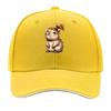 Cute Standing Capybara Ponytail Cartoon Animal Illustration Sandwich Baseball Cap Unisex Women Sun Cap Outdoor Workouts Hat