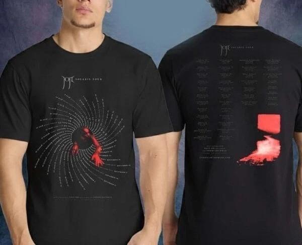 Joji Merch Solaris Tour 2026 Tour Dates Two Sided T-Shirt Unisex T-Shirt XL
