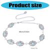 Adjustable Hollow Metal Waist Chain for Women Girls Elegant Baroque Style Belt Accessory Lightweight 60-90cm Length