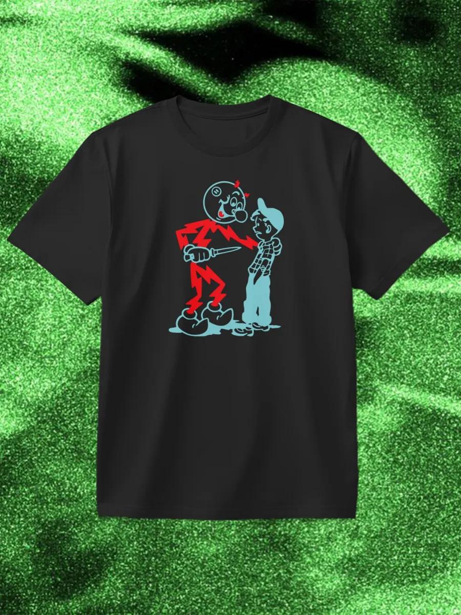 Rockabilly music style themed T-shirt S