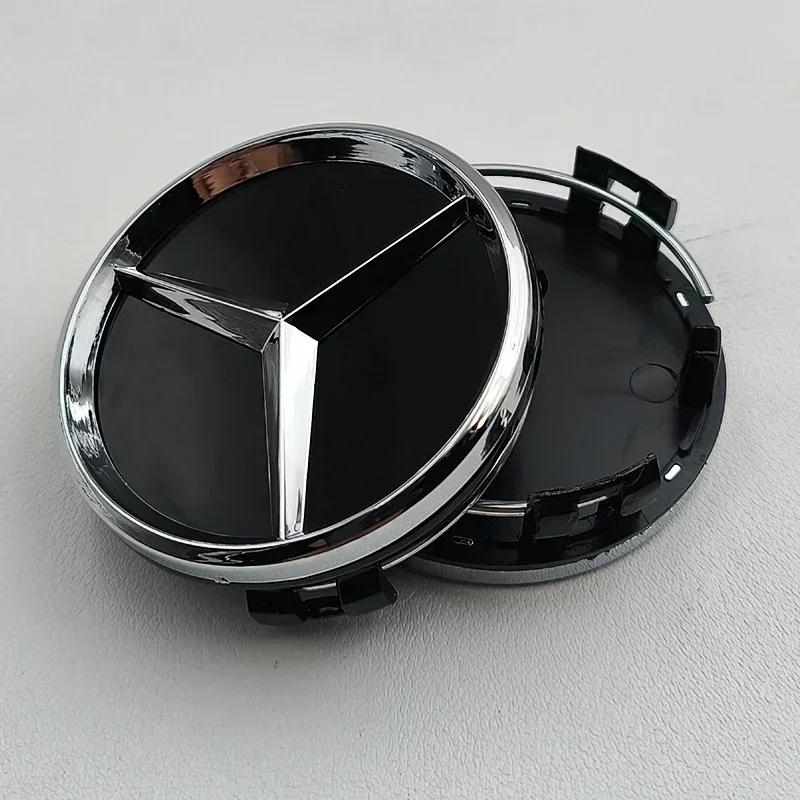Dla Mercedes Benz 4 szt. 60 mm Nakładki na środek piasty kół do Mercedes Benz A B C E S CLA CLS GLK ML GLA GLB GLC GLE Akcesoria
