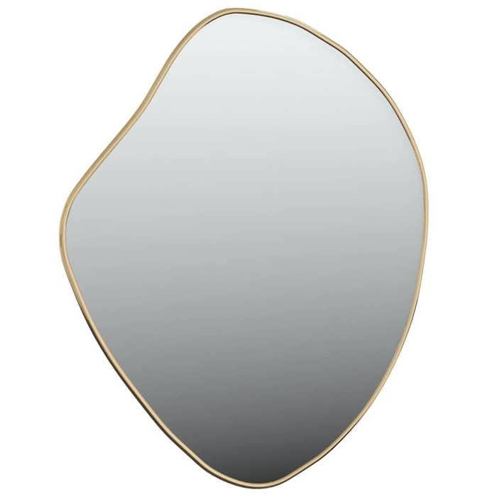 VidaXL Wall Mirror Makeup Vanity Cosmetic Bedroom Decoration Bathroom Living Room Interior Gold 348250