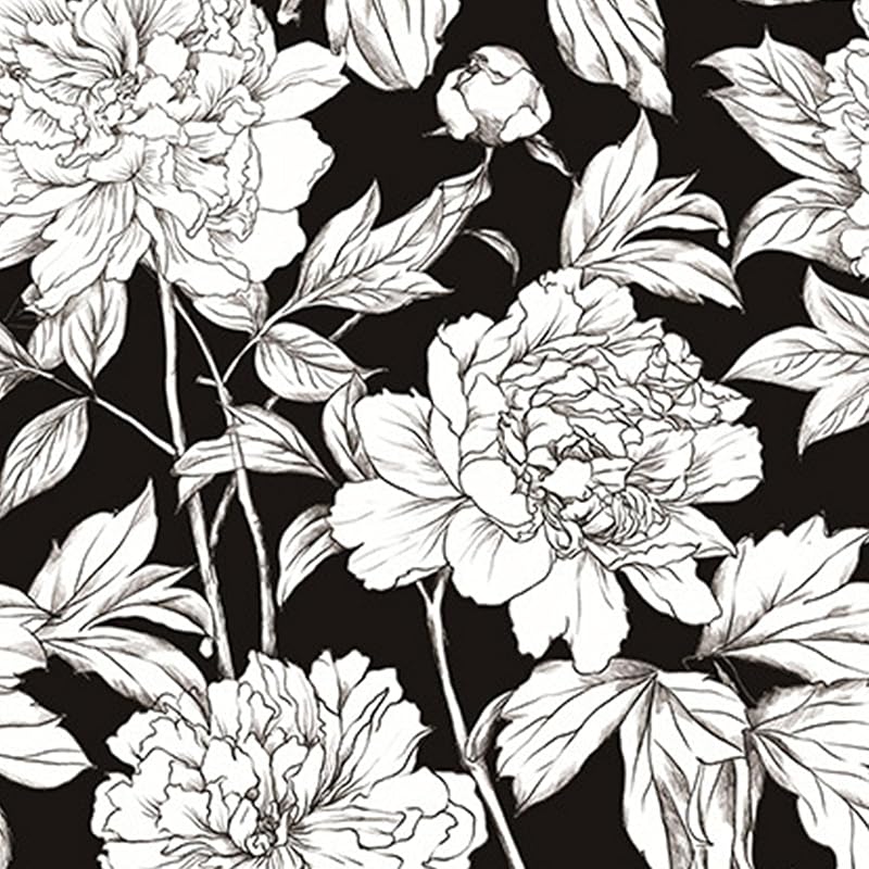 Peel and Stick Wallpaper Boho Wallpaper Peel and Stick Floral Contact Paper Removable Wallpaper Renter Friendly Wall Paper for Home Bedroom Bathroom