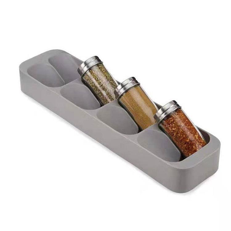 

Retractable Kitchen Drawer Cutlery Storage Tray Knife Block Holder Multipurpose Spoon Forks Tableware Spice Bottle Organizer Box