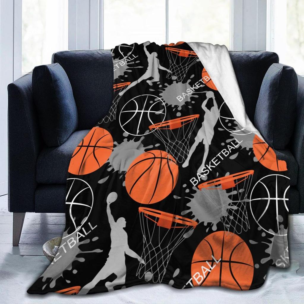 Basketball Flannel Blanket Digital Printed Blanket Sofa Blanket Air Conditioning Blanket Office Nap Blanket