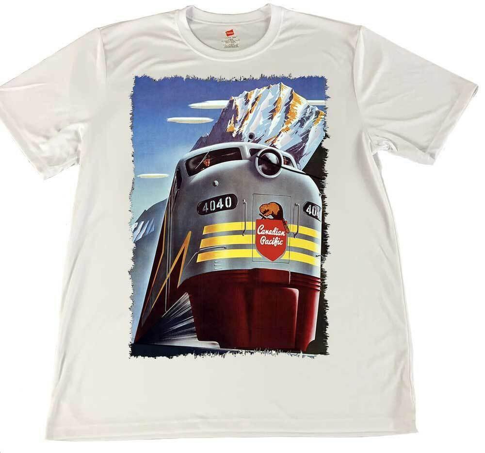 

1950 S Canadian Pacific Railroad Train Wicking Футболка унісекс W Flag Car Coaster S