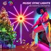 RGB-Feuerwerk-LED-Streifenlicht Bluetooth Smart Neon Strip APP LED-Lichtstreifen USB 5V LED-Streifen Weihnachtsfeier-Dekoration