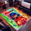 Benutzerdefinierter Personalisierter Miraculous Druck Teppich - Weich, Waschbar, Rutschfest, Indoor-Matte, Wohnzimmer, Zuhause & Büro Dekorativer Teppich