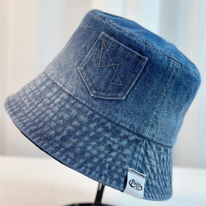 Spring New Denim Fisherman Hat Children Retro Sunshade Bucket Hat Basin Hat
