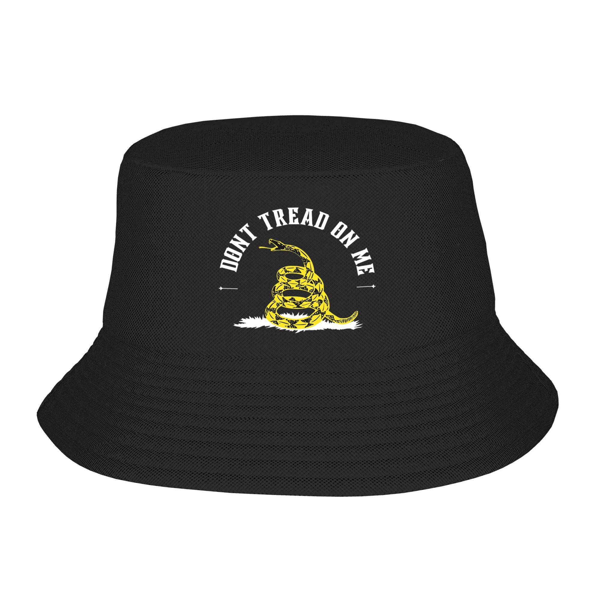 

Dont Tread On Me Gadsden Flag Bucket Hat Panama Bob Hats Outdoor Cool Autumn For Summer Beach Fishing Unisex Fisherman Caps One Size