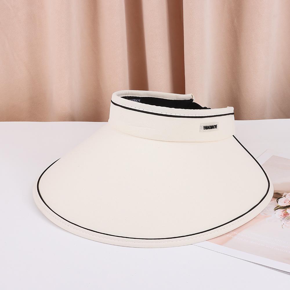 Gifts Empty Top Summer Cycling Sun Hat UV Protection Large Brim Cover The Face Sun Cap Cover Your Face Travel Panama Caps