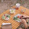 Outdoor Lightweight Folding Tableware Portable Bowl Dinner Plate Coffee Filter Funnel Water Cup Multi-purpose Camping Tableware