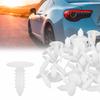 uxcell Bolt Rivet Fasteners 5mm Hole Diameter Plastic Rivet Trim Panel Fixing Clips White for Car 40pcs