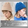 WHITE FANG Knit Watch Cap Hat Ribbed Cold Protection Stylish Cool CA447 Autumn/Winter Men's Women's (05 Blue)