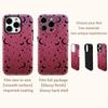 Pink Moon and Stars Phone Case for IPhone 17AIR 16E 16 15 14 13 12 11 17 Pro Max Plus Double-layer Back Cover