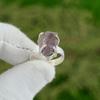 Natural Amethyst Rough Multi Stone Daughter Boho Ring Jewelry 925 Silver US 7.5