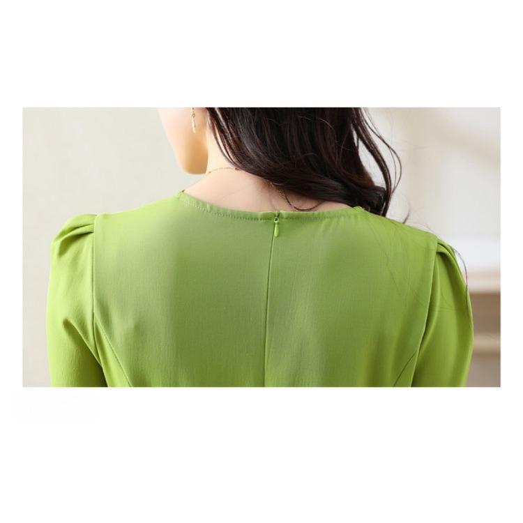 Luxury French Summer Dress for Women Plus Size Slim Fit Elegant Flowy Chiffon Maxi Dress