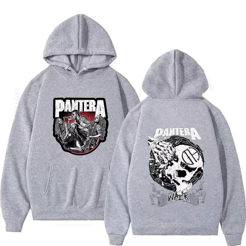 Pantera Heavy Metal Band Thema Herrenbekleidung Y2k Hoodie Kapuzenpullover Kapuzen-Shirt Neue Hoodies und Sweatshirts Herbst & Basics