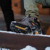 Alpinus The Ridge Mid Pro Trekking Shoes Anthracite-Orange Gr43288 Size 42