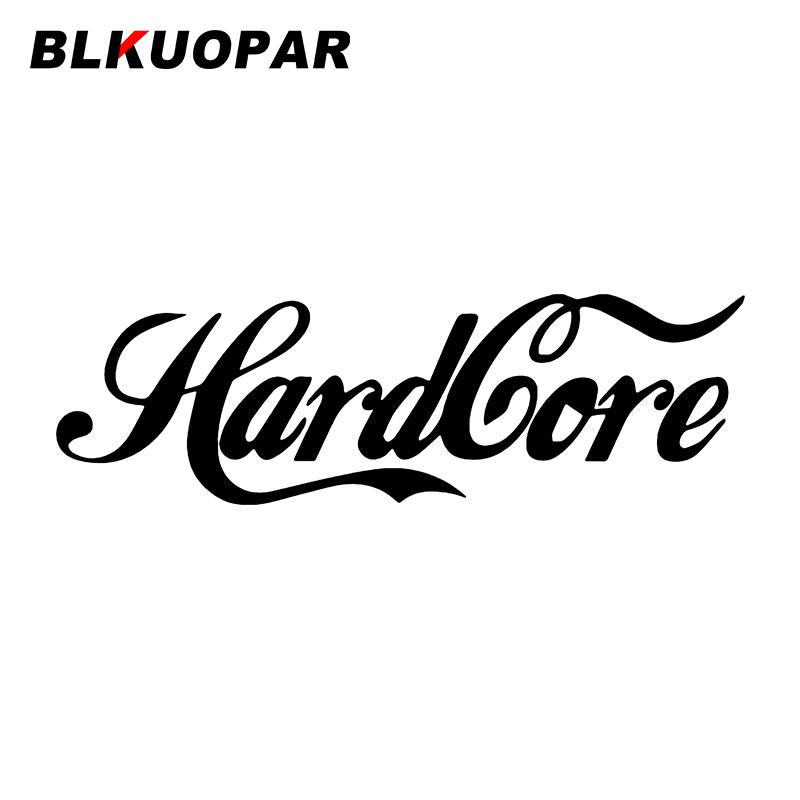 BLKUOPAR Hardcore Car Sticker Sunscreen Fashionable Decals Personality Waterproof Sunscreen Funny Original JDM Car Accessories