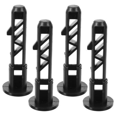 4 Pcs Trash Can Latch Outdoor Garbage Lid Bolts Bin Wheelie Hinge Kitchen Latches Dustbin Locking Wheeled Pin