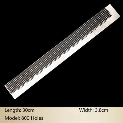 Edelstahl DIY Diamantmalerei Kreuzlineal Einfarbige Diamantmalerei Werkzeuge Kreuzstich Werkzeuge Quadratisches Lineal