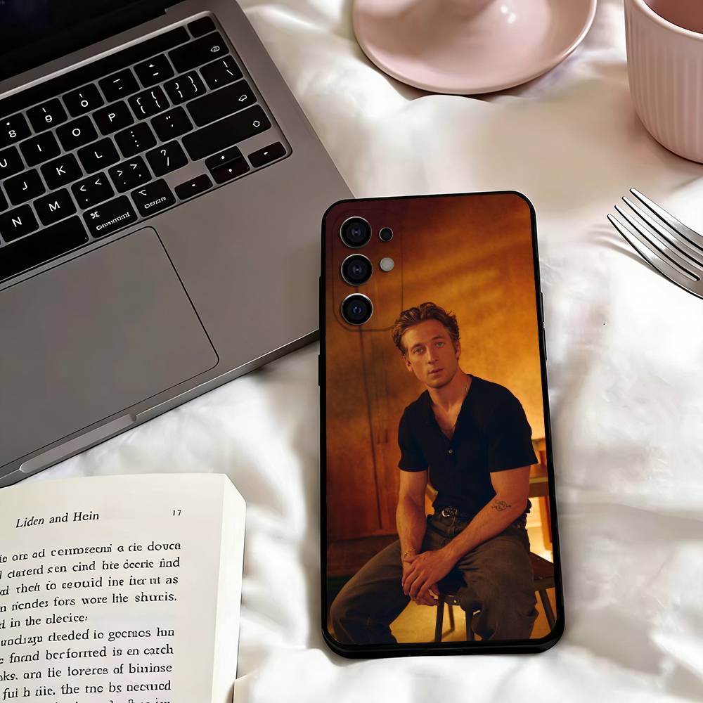 Jeremy-y Allen-n White Actor   Phone Case Black Silicone Soft For Samsung S25,S24,S21,S22,S23,S30,Ultra,S20,Plus,Fe,Lite