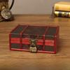 Wooden Storage Antique Box With Lock For Jewelry Cosmetics Decorations Home