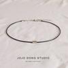 Anhänger Halskette Einfache Perlenkette Elegante Kette Choker Legierung Material