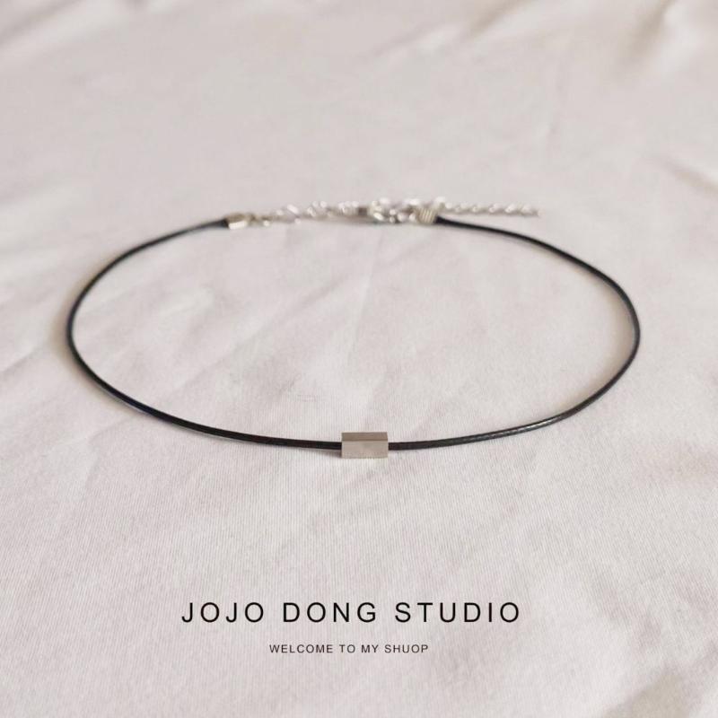 Anhänger Halskette Einfache Perlenkette Elegante Kette Choker Legierung Material