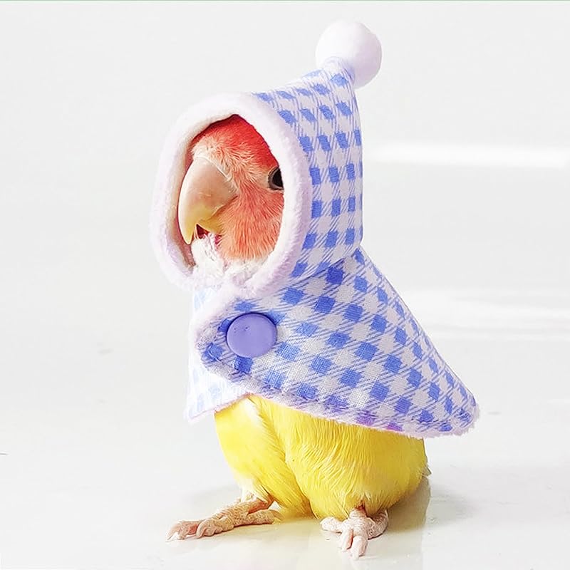 Cute Bird Costume, Parrot Cloak Cosplay Photo Prop, Bird Clothes for Budgerigar, n Greys Parakeet, Conure, Cockatiel, Mynah, Love Birds, Finches
