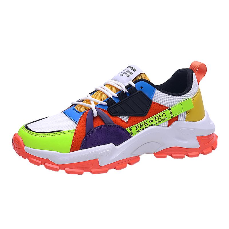 Fashion Four Seasons Matching Color Daddy Shoes Men's Sports Casual Shoes Trend Men's Running Shoes