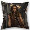 45X45Cm Pillow Cover Jason Momoa Square Zipper Cotton Linen Pillow Cases Bedroom Home Wedding Decorative Pillowcase 1213