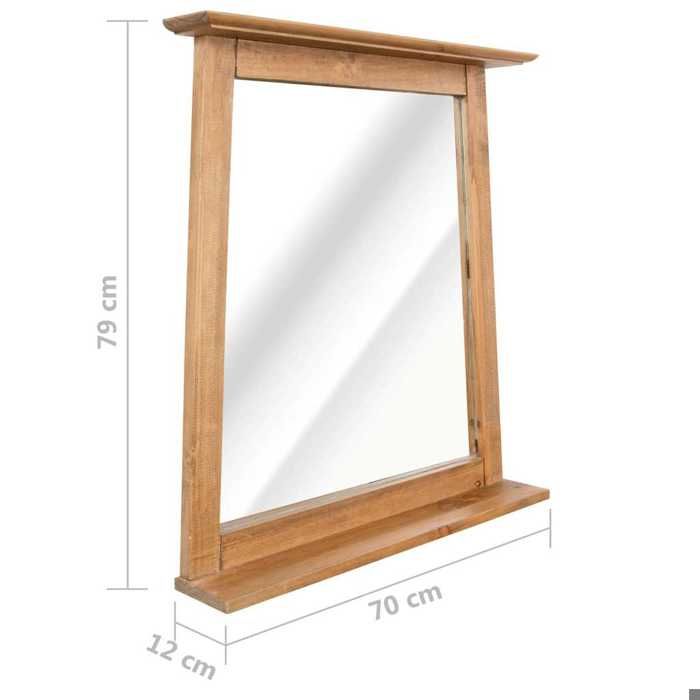 VidaXL Mobilier de salle de bain Bois de pin massif 246040