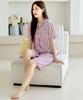 Pingkoko 2115 Skyble Short Sleeve Women'S Pajama Set
