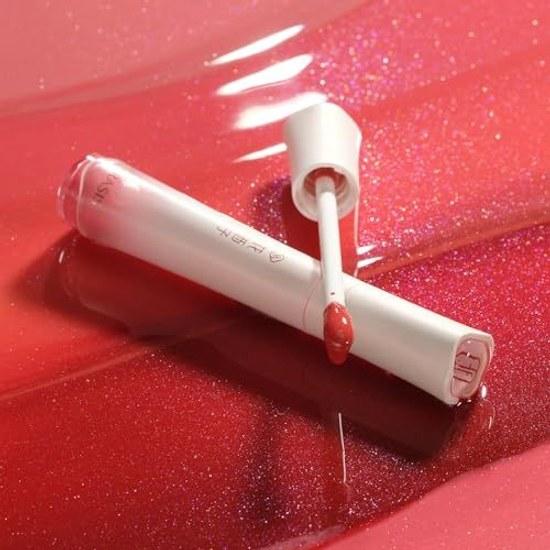 Official Hanayo Kinsai Lip Gloss Lipstick Japan Limited Color High-Quality Shine 3D Glass Film Texture Plump Dimension Refreshing Moisture Light Care