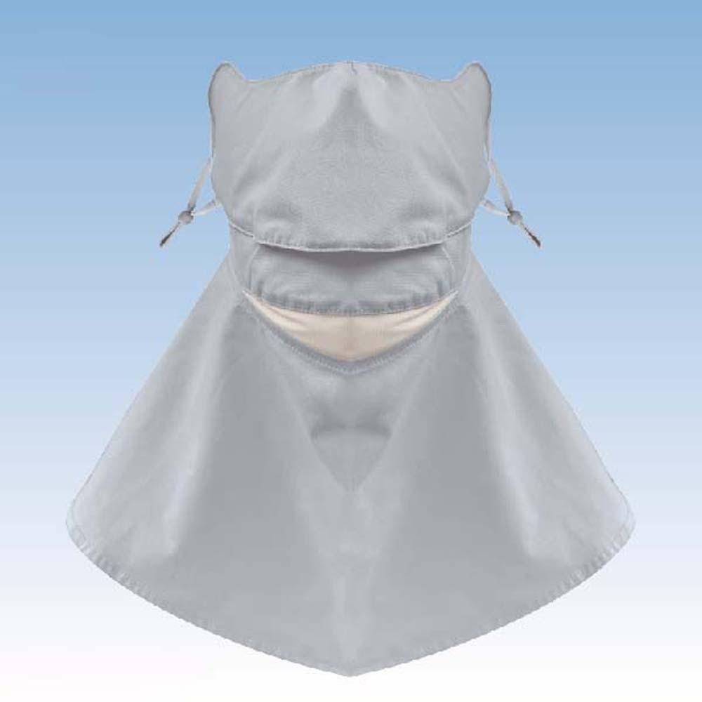 Elastic Sunscreen Mask with Shawl Ice Silk Breathable Sunshade Mask Face Sun Protection  Travel