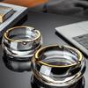 Elegant Large Crystal Glass Ashtray for Living Room or Office