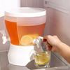 Large Capacity Beverage Dispenser With 3 Spigots Clear Body For Home Parties Outdoor Picnics Daily Use