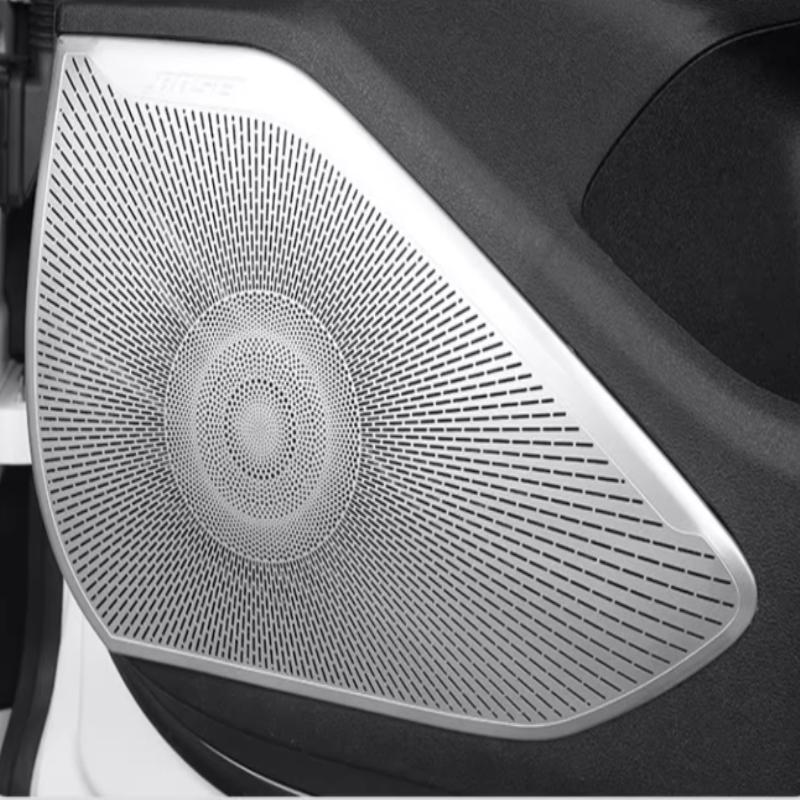 For Geely Monjaro KX11 -2024 Grand Koleos 2025 Decoration Accessories Steel speaker horn Cover 4 Door roof Loudspeaker Cover