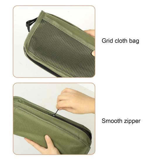Mini Folding Stool with Carry Bag Portable Lightweight Heavy Duty Waterproof Outdoor Camping Backpacking Beach Picnic Fishing Collapsible Chair Seat