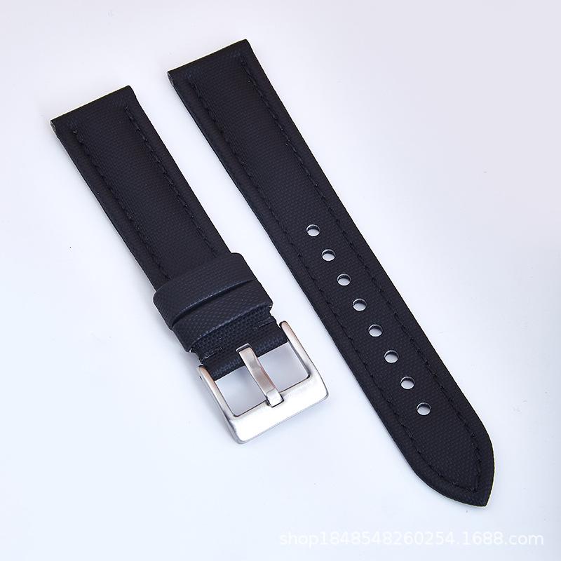 Nylon Sticker Leather Strap Suitable 19/21/23 Mm Smart Strap Bracelet Soft Strap